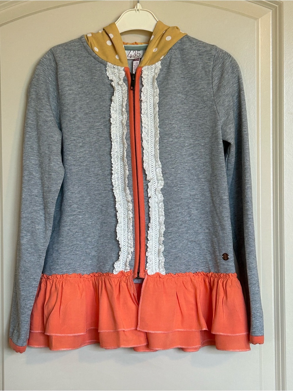 Sz10 Matilda Jane Zip Front Hoodie